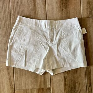 Maison Jules Women's White Chino Shorts Size 4 Casual Summer Wear